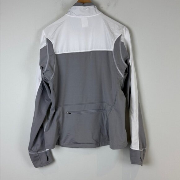 The North Face flight series white gray trim Jacket Size Large - Picture 3 of 7